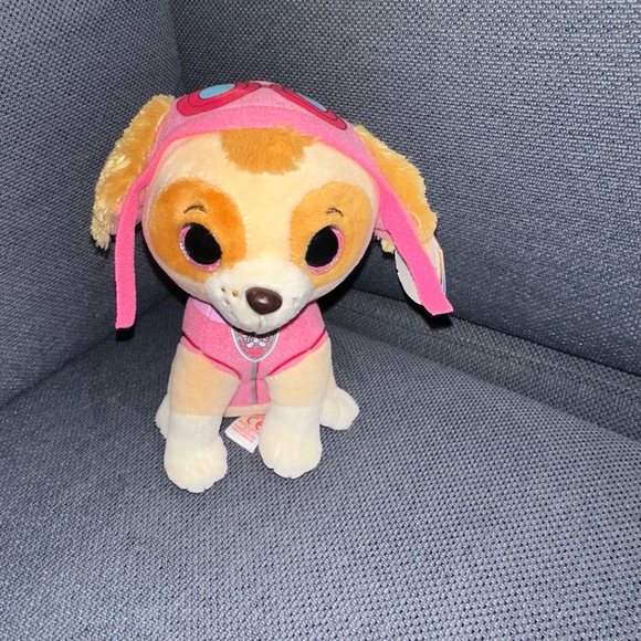 Ty Other - Ty PAW PATROL SKYE 9” Rescue Pup Plush Sparkly Eyes 2020 NEW NWT